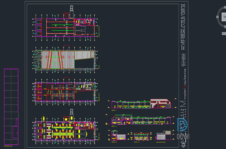 دانلود فایل اتوکد پروژه مرکز تولید و پرورش مرغ DWG | Chicken Farm Production Center Project برای AutoCAD